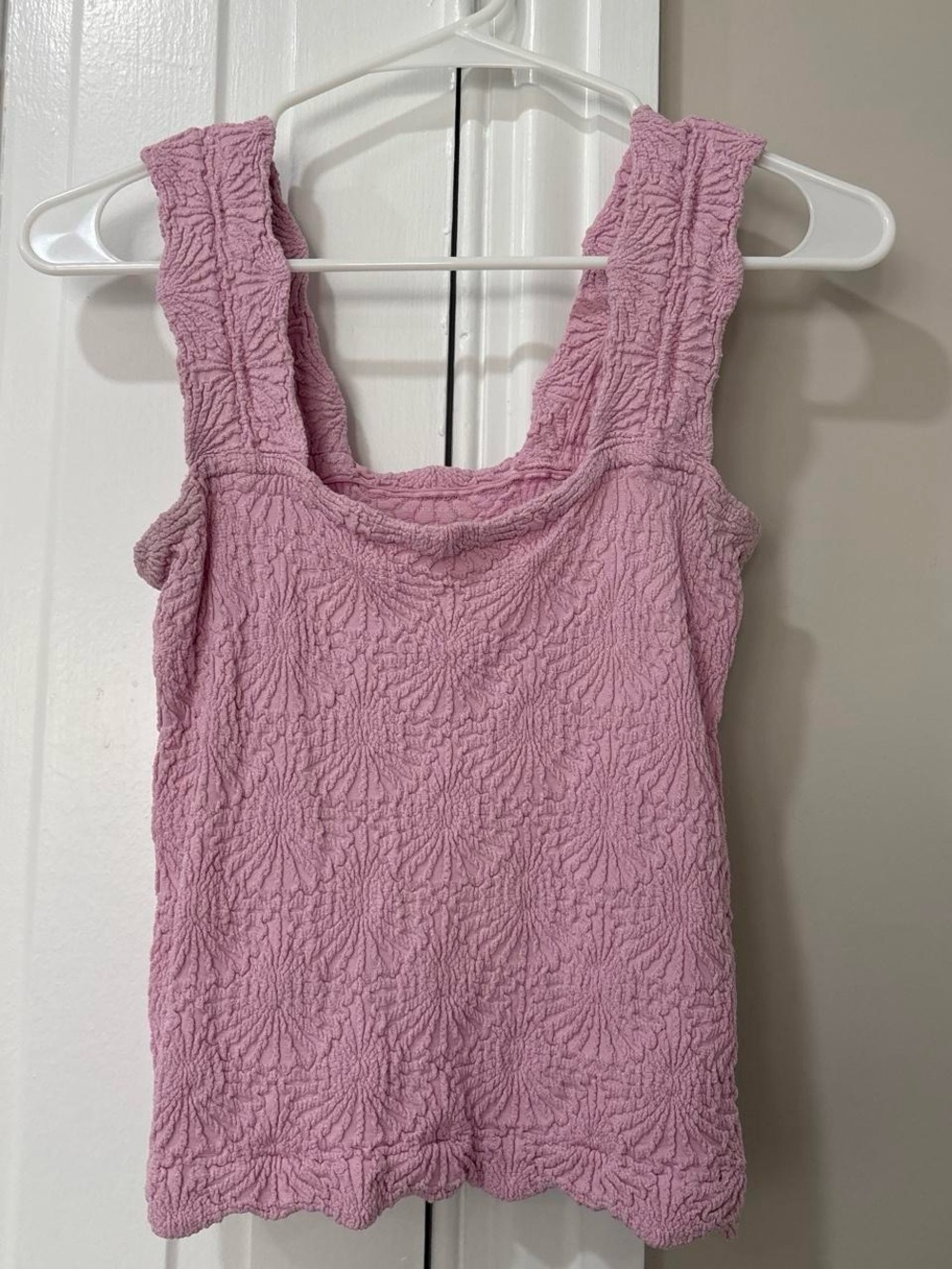 Anthropologie Mauve Pink Textured Tank